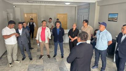 Рабочий визит Председателя Маслихата города Алматы и депутатов в КГП на ПХВ «Алматинская ветеринарная служба» УПиИ г.Алматы